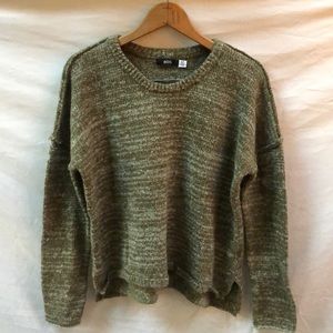 Green speckled urban outfitters sweater